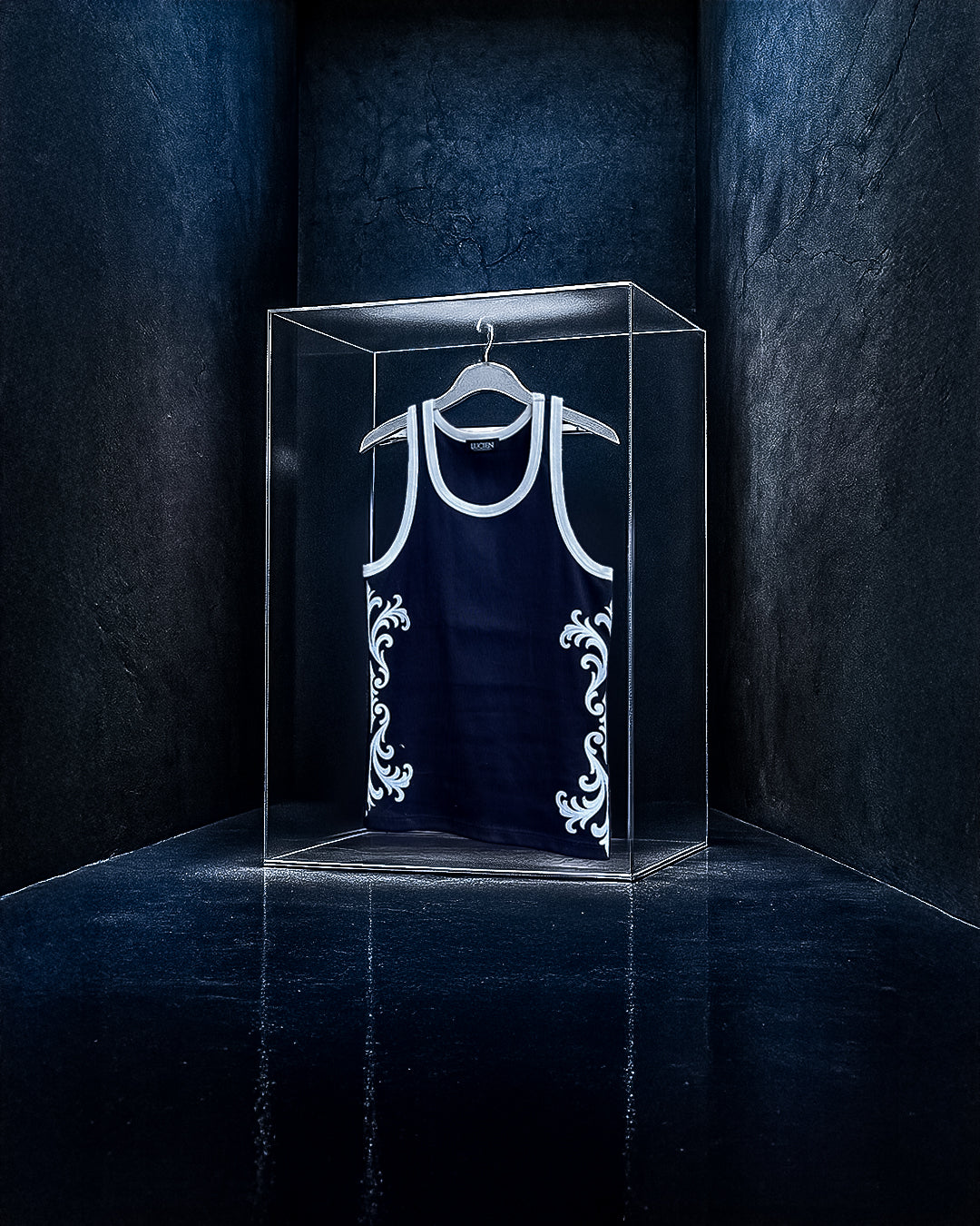tank top blue navy