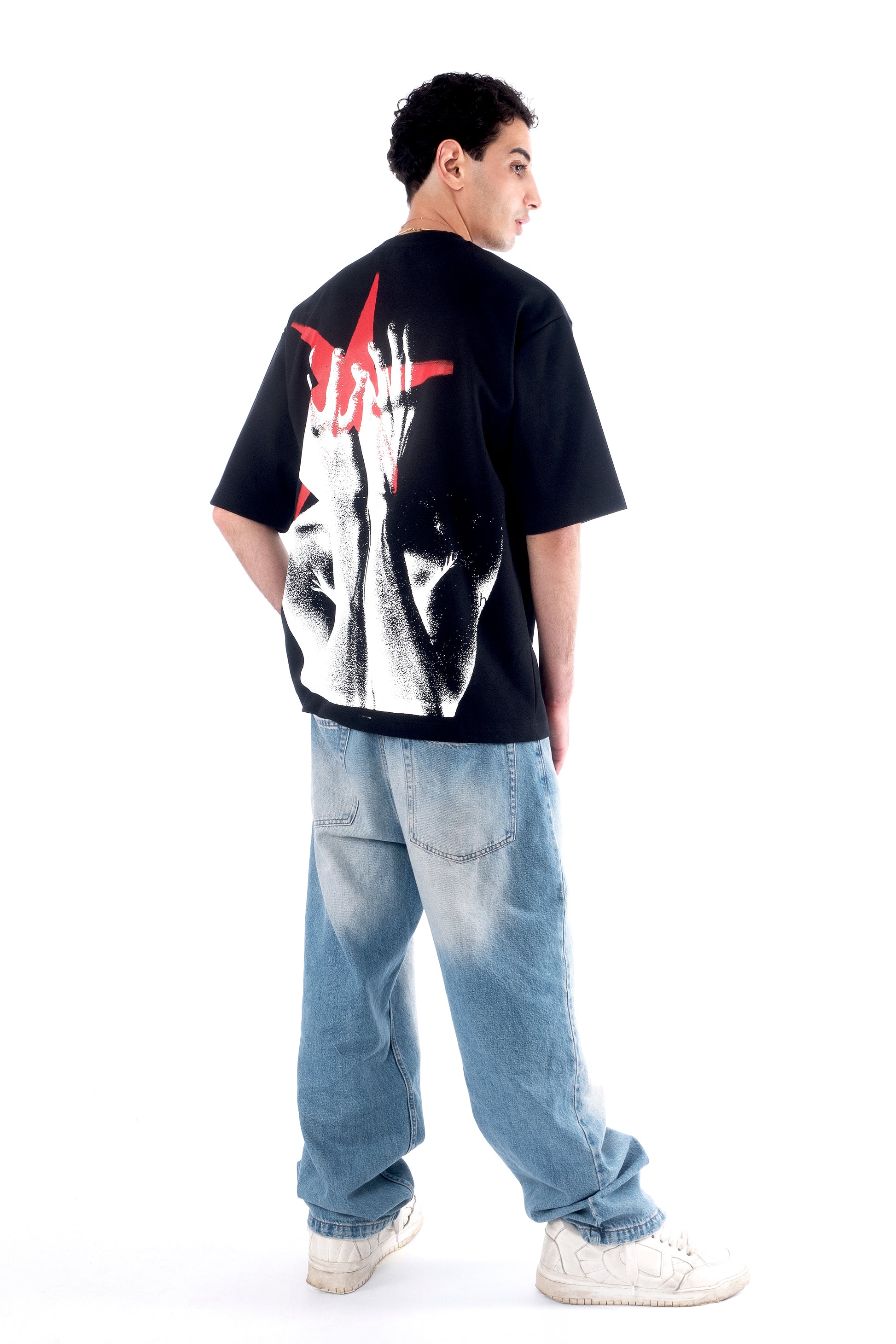 Star soft tee black